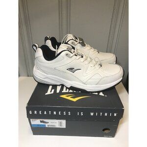 Everlast Sport Jefferson Sneakers Men's 10W White Lace Up Low Trail Walking Shoe